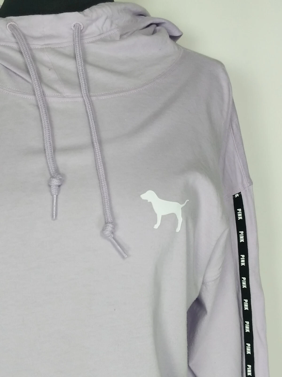 UNDERCOVER Felpa rosa Victorias Secret lavanda logo viola grafica manica lunga taglia M