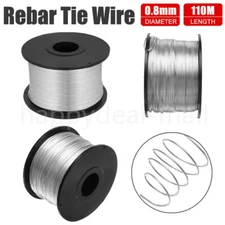 0.8mm Steel Tie Wire Tying Roll For Automatic Rebar Tying Machine 110M Hard Wire