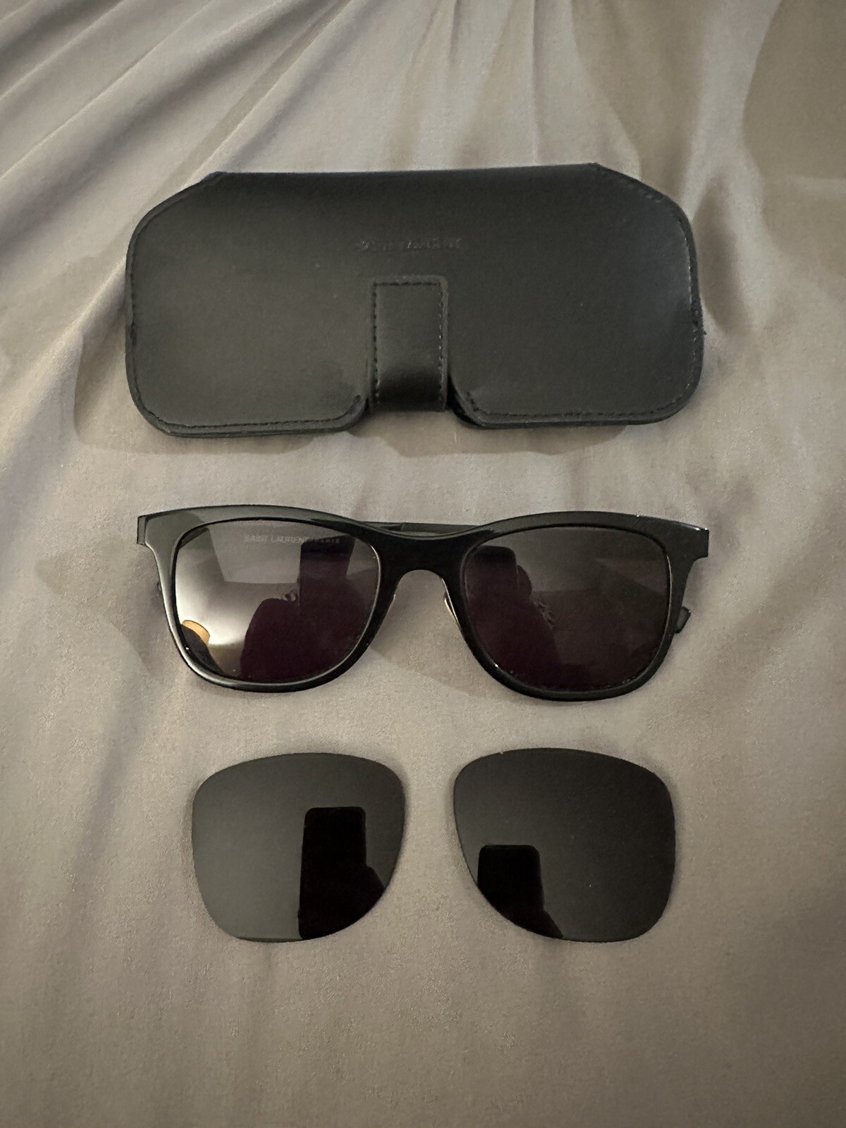 Occhiali da sole YSL SAINT LAURENT DA UOMO UNISEX SL51 COMBI 002 euc