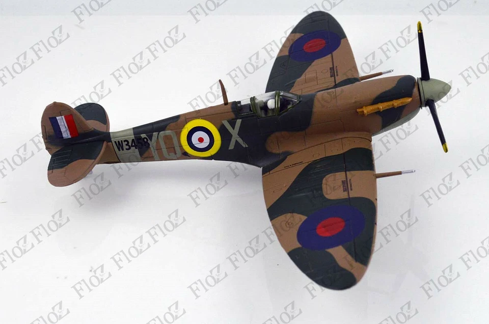 Supermarine Spitfire Mk.V RAF Dunkerque 1/72 diecast plane aircraft model - Image 3 of 4