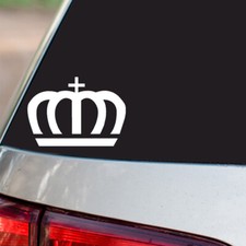 Crown Sticker Royalty Princess Queen S24 all chrome regular vinyl colors