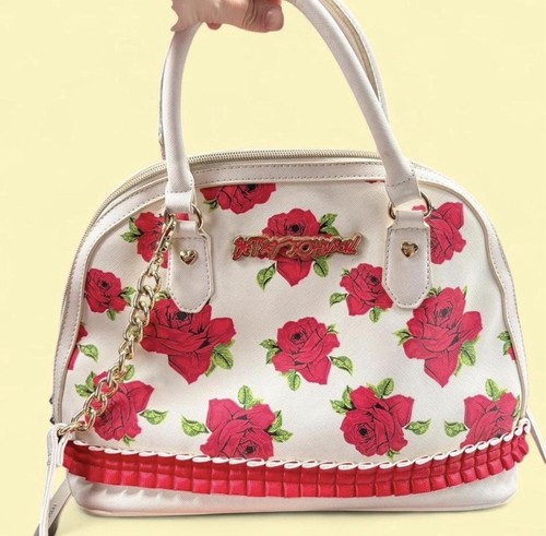 Betsey Johnson Rose Print Purse