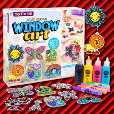 20 Suncatchers DIY Window Art and Crafts Kit Painting Projects for Kids