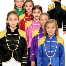 Unisex Kids Jacket School Coat Performance Costume Festival Outfits Drum Major