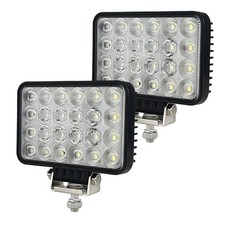 LED Tractor Work Lights 2 Pack 144W, 6 Inch 11000Lms Combo White Light - 144W
