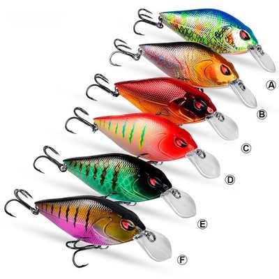 Blood Groove Hooks Crankbait Köder Innenball Design lange Wurfstrecke