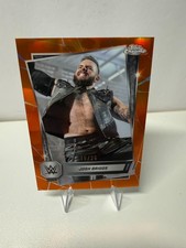 Josh Briggs 2025 Topps Chrome WWE Nxt Orange Refractor /25 #96