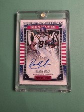 2017 Panini Rookies & Stars Randy Moss Auto /10 Great American Signatures