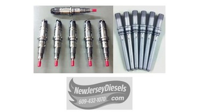 100hp NJD Reman Injector set of 6 Fits: 2017 Cummins 6.7