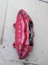 2012-2020 Tesla Model S Performance Front Left Brembo Red Brake Caliper Oem Btp1 2012-2020 Tesla Model S Performance Front Left Brembo Red Brake Caliper Oem Btp1