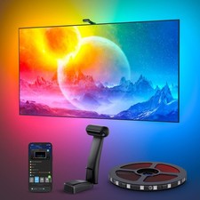 Govee Envisual TV Backlight T2 Dual Cameras, 16.4ft RGBIC Wi-Fi LED Backlight