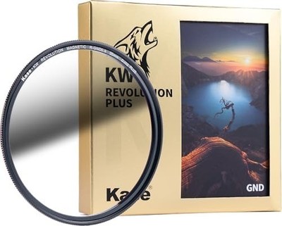 NEW IN BOX Kase KW Revolution Plus Magnetic Filter Reverse Grad GND0.9 ND8 -55mm