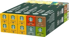 Starbucks Blonde Espresso Roast by Nespresso 100 Capsules (10 x 10) Coffee Pods 0.34 per lighter