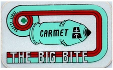 Coal Mining Helmet Decal Sticker Carmet The Big Bite