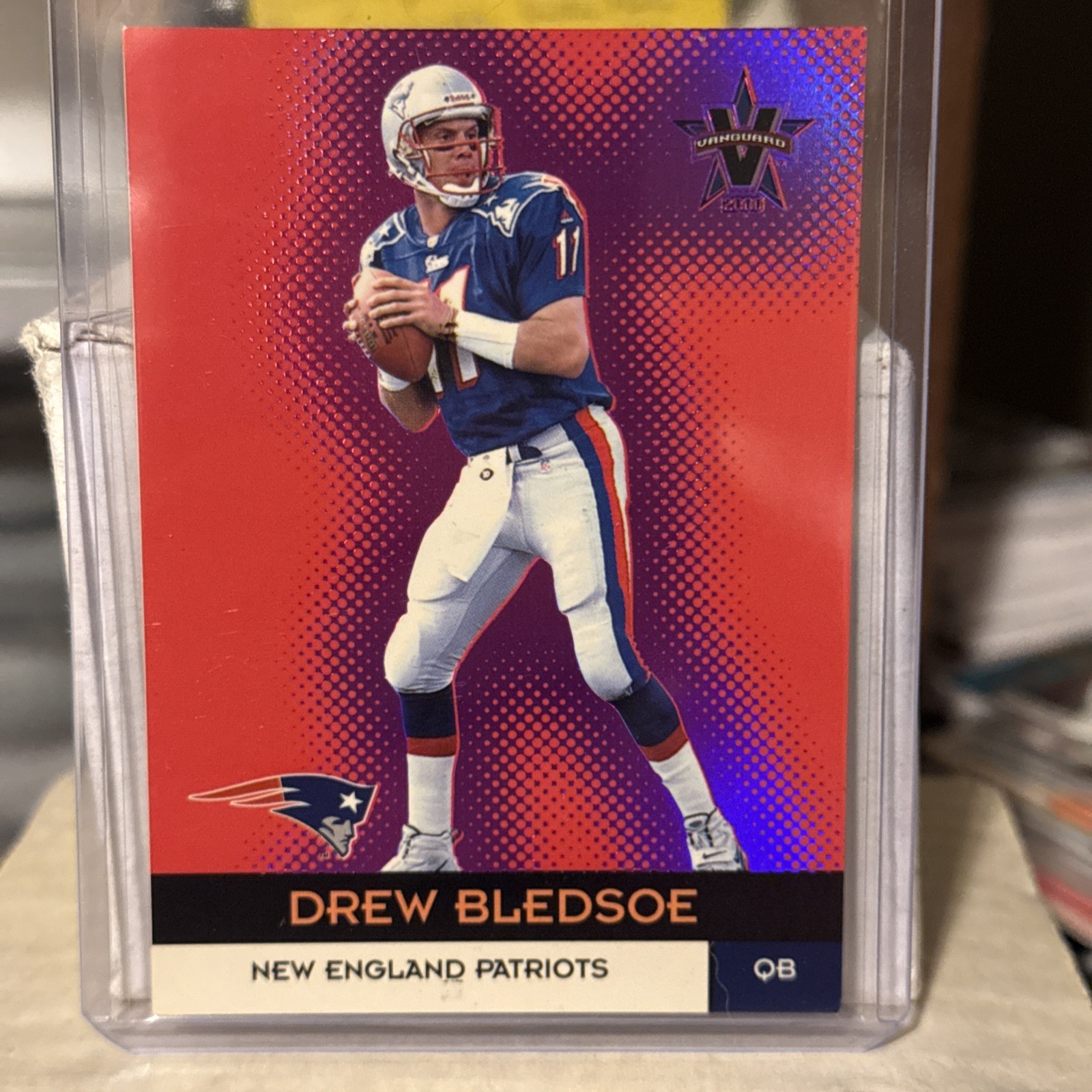 2000 Pacific Vanguard "Purple" #37, DREW BLEDSOE /138, New England Patriots