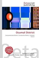 Lambert M. Surhone (U. A.) | Ocumal District | Taschenbuch | Englisch (2026)