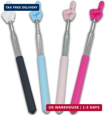 4 PCS Telescopic Pointer Stick - Retractable Teacher Pointer for Classroom, Exte