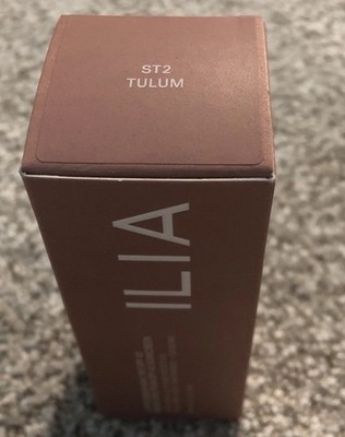 NIB ILIA Super Serum Skin Tint Foundation Makeup Full Size 1oz - ST2 TULUM 