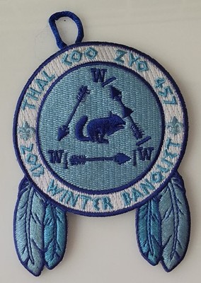 BSA OA Lodge 457 Thal-Coo-Zyo 2013 Winter Banquet Patch