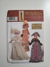 Simplicity Doll Collector s Club Sewing Pattern 9522 Turn of the Century Barbie