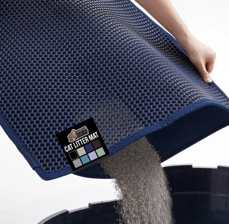 Mat Two Layer Trapping Waste Mats Navy