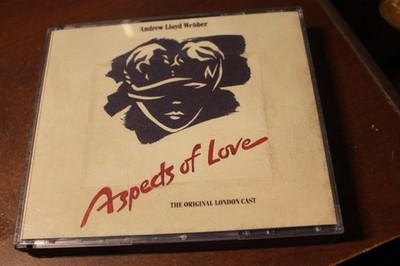 ANDREW LLOYD WEBBER ASPECTS OF LOVE LONDON CAST 2 CD SET IN FATBOX