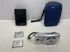 Olympus Stylus 760 Digital Camera 7.1MP Silver 3x Optical Zoom W/ Charger, Works