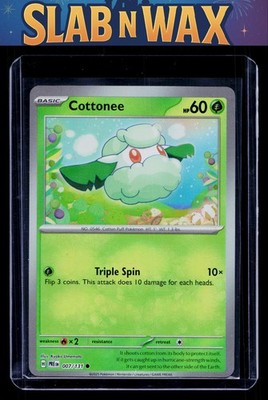 Pokemon tcg SV: Prismatic Evolutions Cottonee (Poke Ball Pattern) #007/131