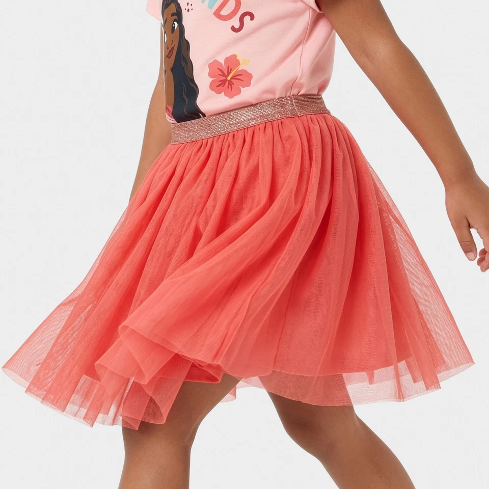 Conjunto Disney Moana con Pua | Conjunto de camiseta y falda para niñas - Imagen 4 de 4