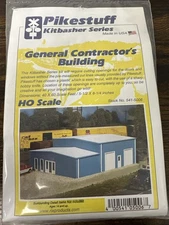 Pikestuff HO Scale Kit #541-5006 General Contractor's Building 1:87 NIB!
