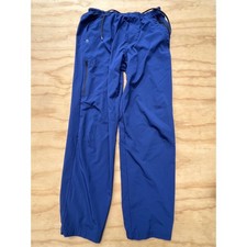 Barco One Mens ScrubPants RoyalBlue Cargo Zipper Pockets Medium Reflective 31x30