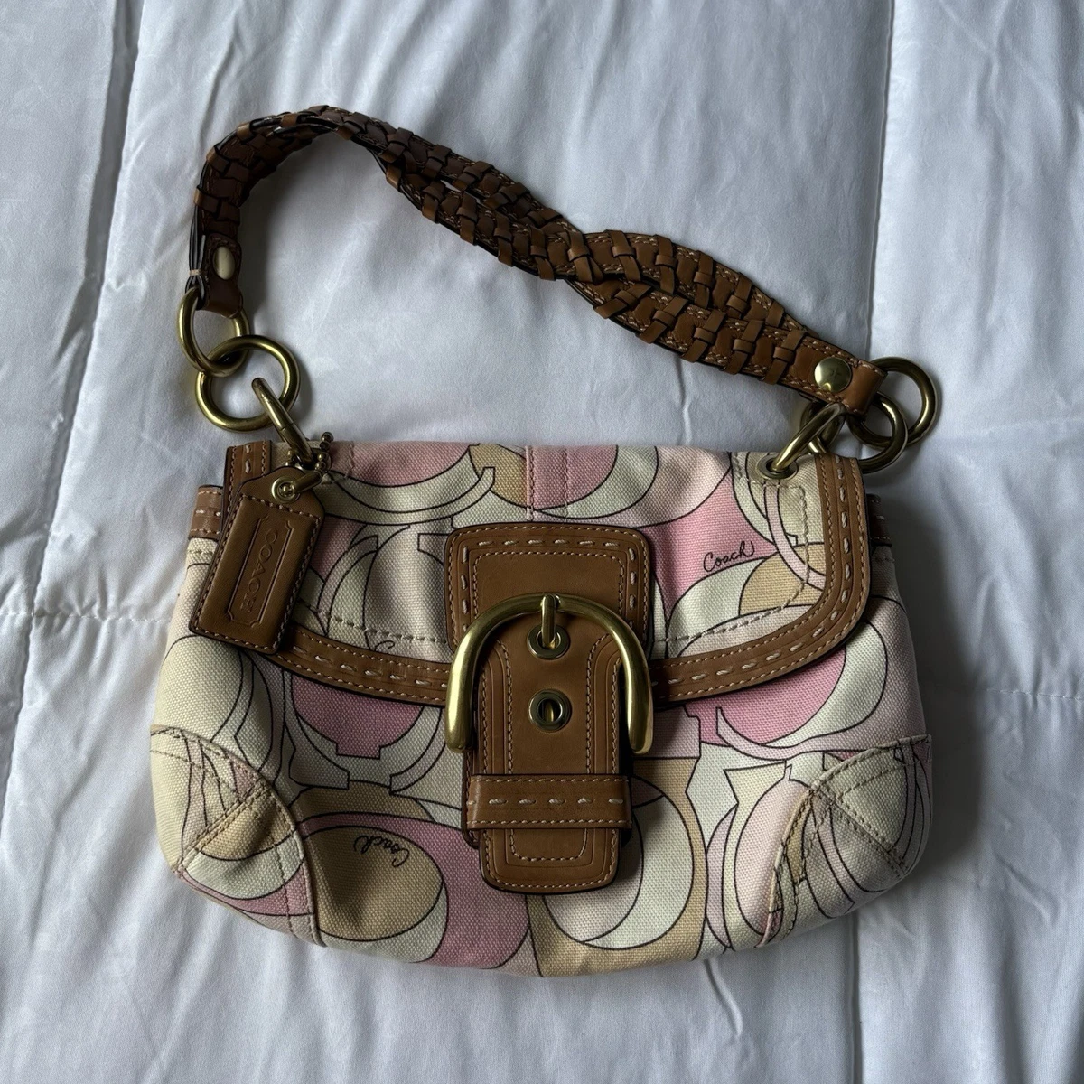 Coach Buckle Canvas Exterior Bags & Handbags for Women for sale | eBay