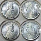 Lot of (2) 1943-P Steel Lincoln Wheat Cents - UNC✨️ - Minor Issues (Lot #2)