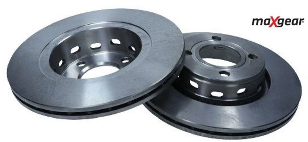 2X Bremsscheibe Maxgear 19-1007 2 Bremsscheiben Vorderachse Vorne FüR Audi-image