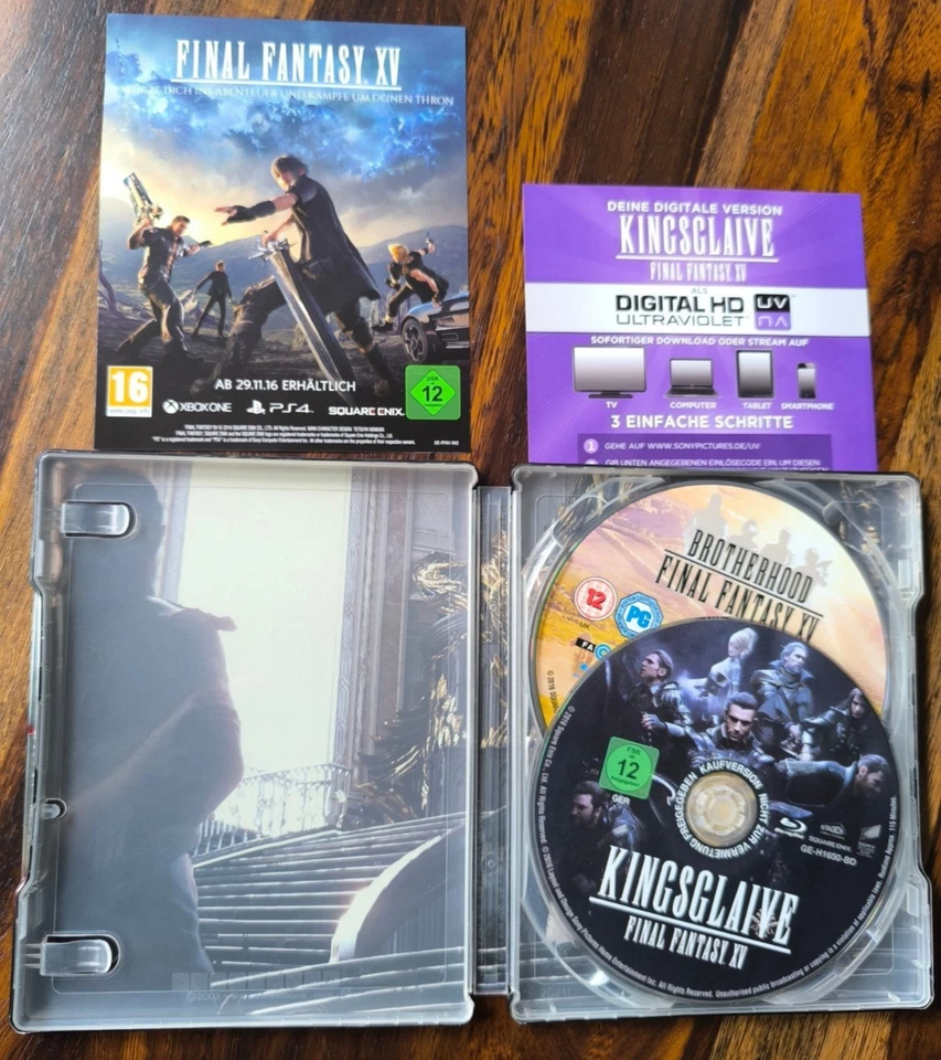 Kingsglaive Final Fantasy XV / 2 Disc - Steelbook / Bluray / Limited Edition - Bild 3 von 3