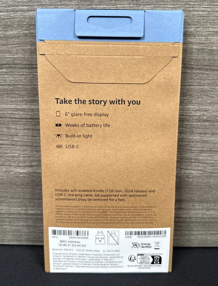 Amazon Kindle E-Reader (11th Gen, 2024 Release) 16GB WiFi Only | Black - Image 2 of 4