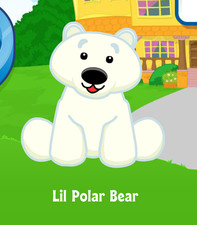 Webkinz Lil Polar Bear Virtual PET Adoption Code Only Messaged Webkinz Lil Kinz 