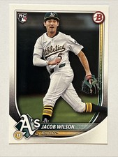 2025 Bowman Base Paper RC Jacob Wilson Oakland Athletic’s