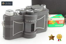 Works Exc 5 Panon Widelux F6B Black F6 B 35mm Panoramic Film Camera From JAPAN