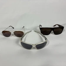 Lot Of 3 Sunglasses Hilfiger Black Tip Aviators 