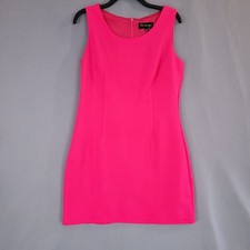 DN designo Women's Fuchsia Dress Size 12 Sleeveless Sheath Mini