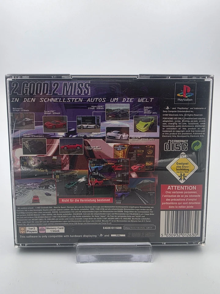 Need for Speed II 2 - Sony PlayStation 1 PS1 - OVP Anleitung - Bild 4 von 4