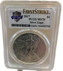 2017 Silver Eagle PCGS MS70 First Strike $1 1oz .999 ASE Perfect Grade