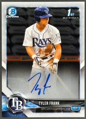 2018 BOWMAN CHROME TYLER FRANK AUTO, RAYS