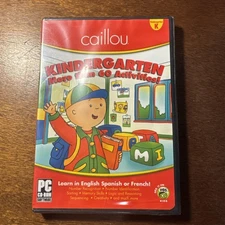 Caillou Kindergarten More Than 60 Activities, PC CD-ROM Software      Brand New
