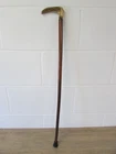 Beautiful Vintage Walking - Hiking Stick - Deer Antler Horn Handle 32 Inch Long