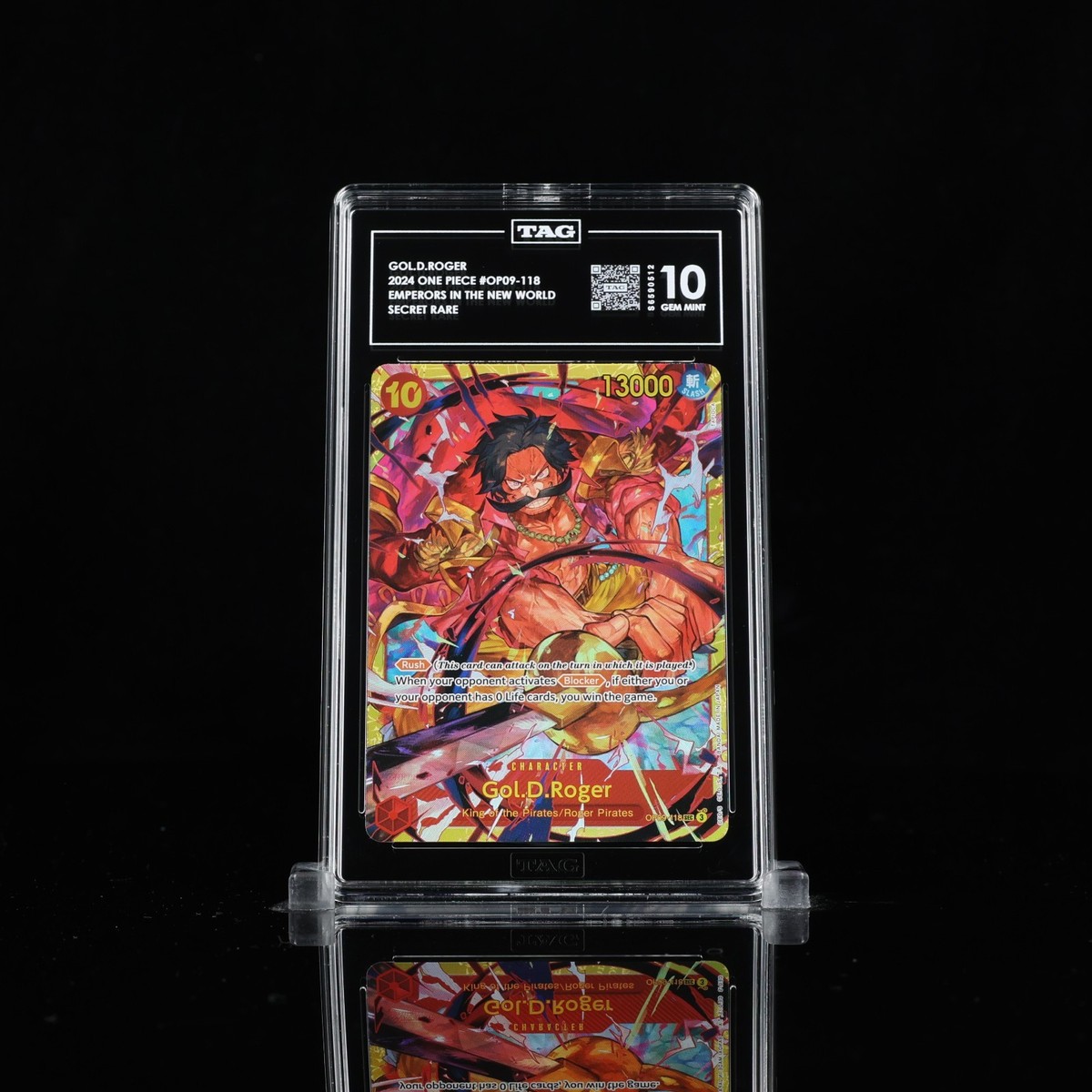 Gol.D.Roger OP09-118 Emperors in the New World Foil for sale online | eBay