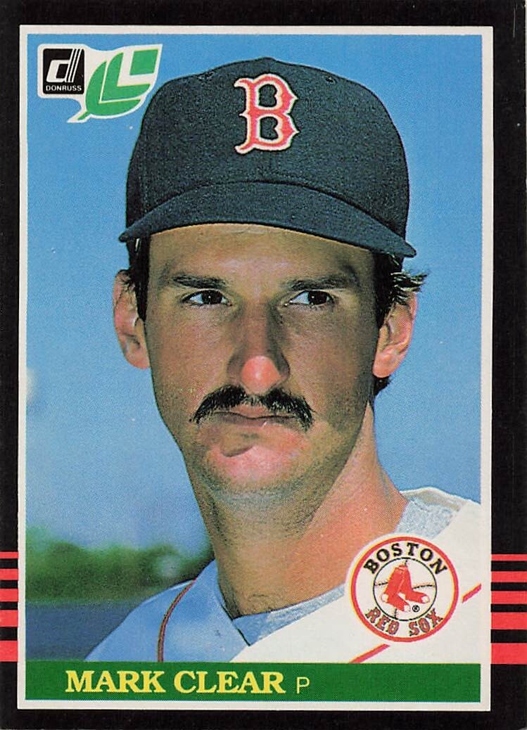 MARK CLEAR 1985 DONRUSS LEAF BASEBALL #32