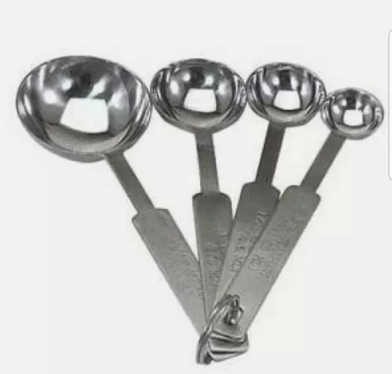 Lote de 2 - Actualización International MEA-SPDX Juego de cucharas medidoras de acero inoxidable Hvy Foto 2 de 2