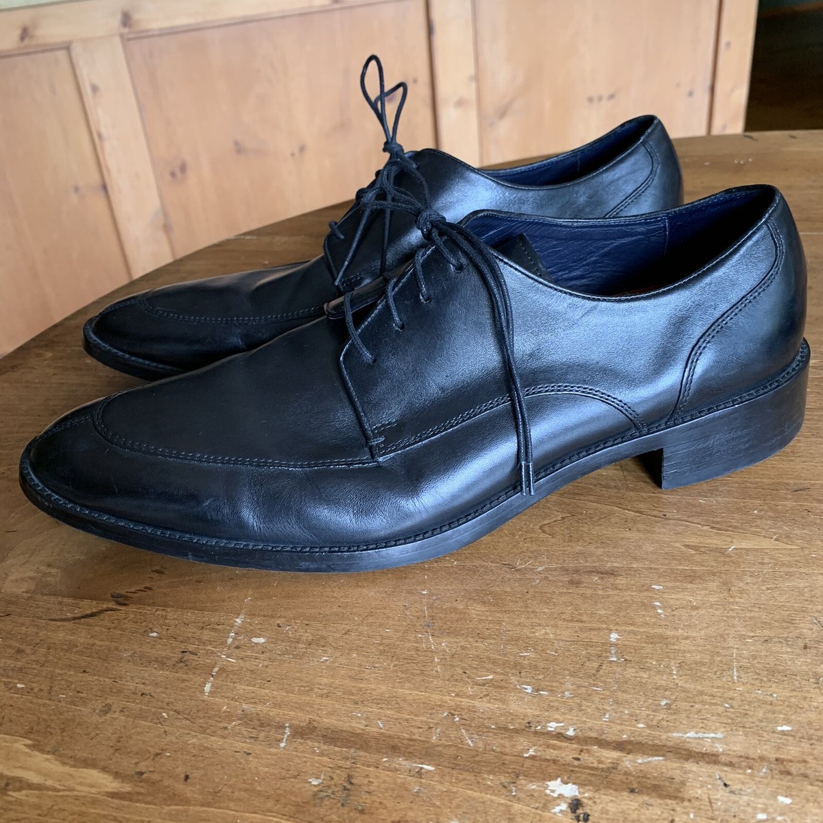 Cole Haan Black Split Apron Toe Oxfords Mens Size 13 M | eBay display picture 1